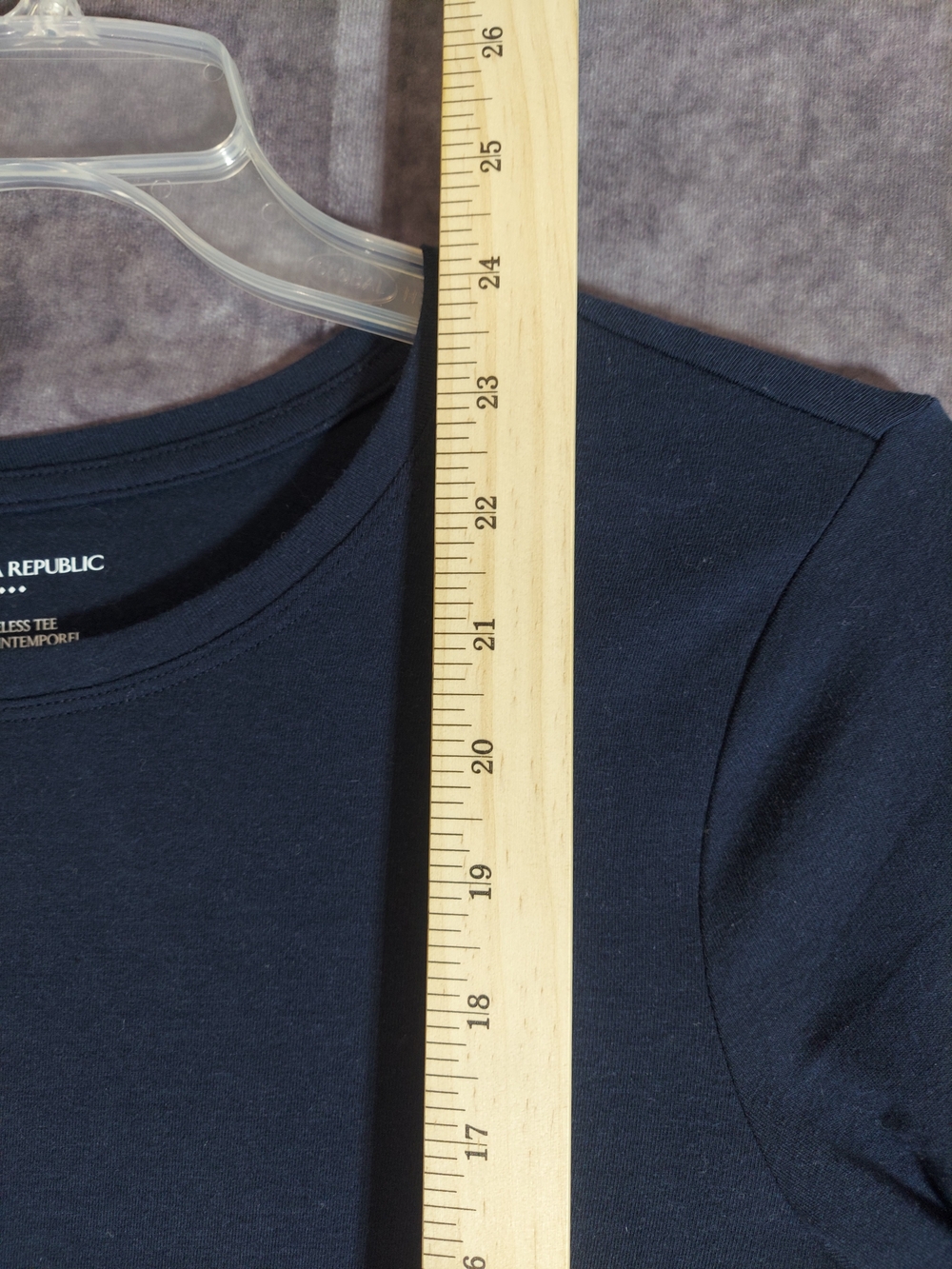 Banana Republic Timeless Tee Women Medium Black Crewneck LS Shirt M - Picture 5 of 6